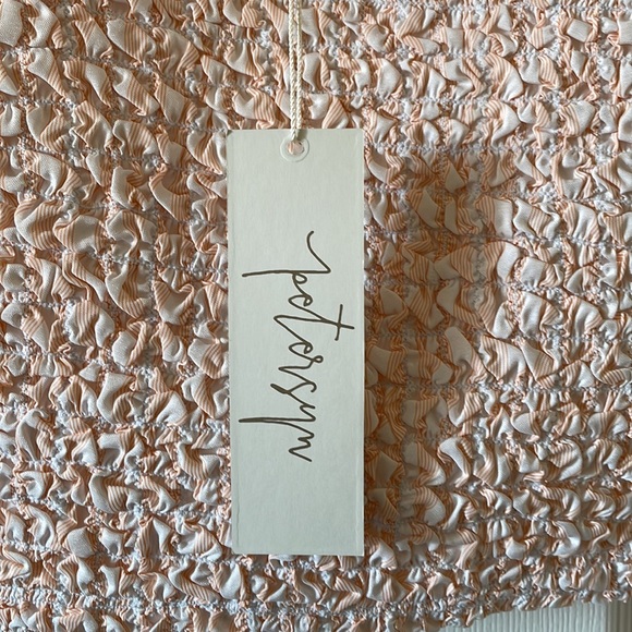 Petersyn X Revolve tami cropped smocked ruched tank top Melon - Picture 2 of 6